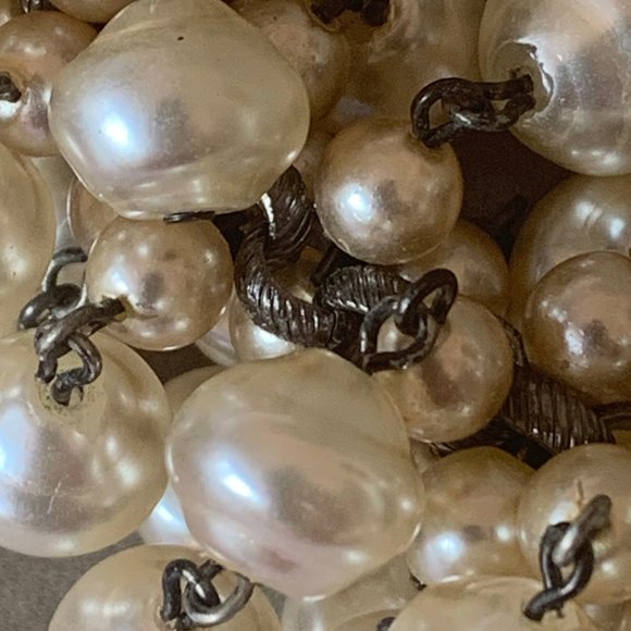 Faith Knight Design House Vintage Faux Pearl Necklace/Choker - 1980s - Picture 6 of 10